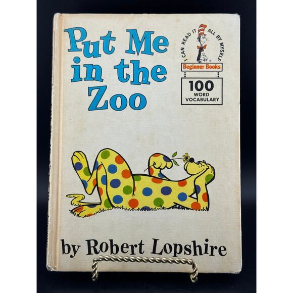 Put Me in the Zoo by Robert Lopshire, Book Club Edition - Picture 1 of 8